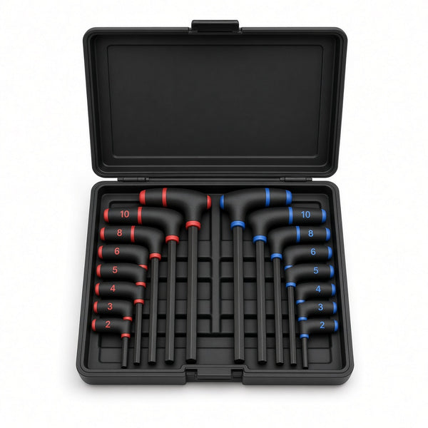 Healworld 14-piece T-handle hex key set