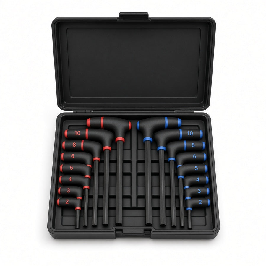 Healworld 14-piece T-handle hex key set